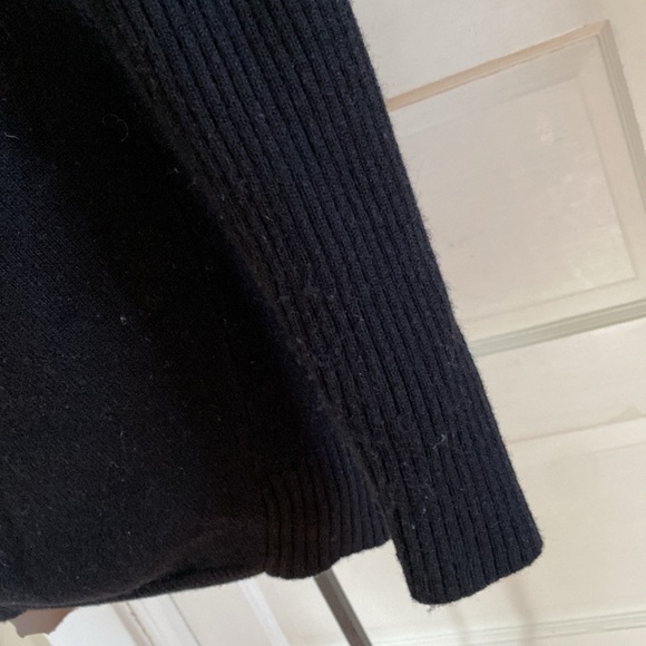 Athleta Black Merino Wool Pullover Sweater XS - Picture 2 of 6